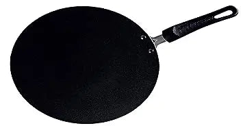 Butterfly Raga Non-Stick Aluminium Concave Tawa, 28 cm, Black