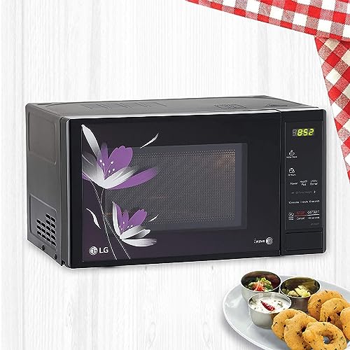 LG 20 L Solo Microwave Oven (MS2043BP, Black, With Health Plus Menu & Steam Clean)