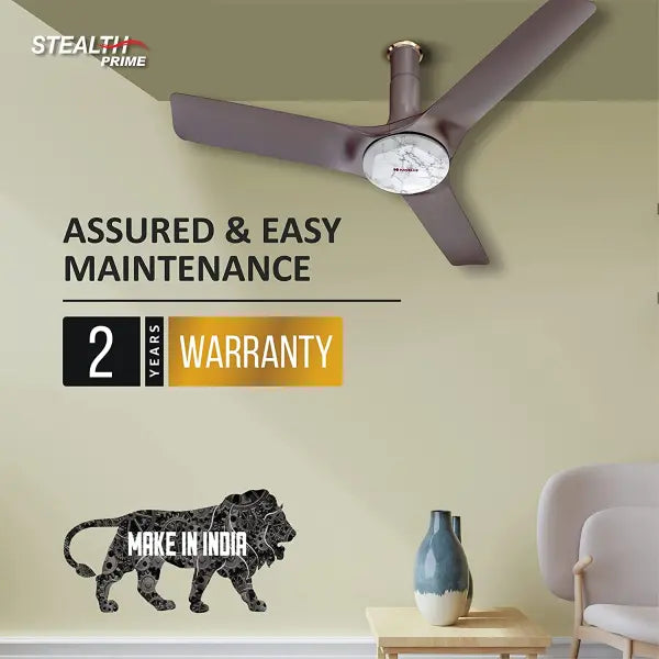 Havells Stealth Prime fan 1200mm BLDC motor and Remote Controlled Marble Dusk