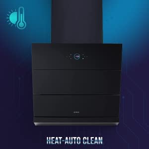 எலிகா iSMART 5 STAR செயல்திறன் 60 செ.மீ ஃபில்டர்லெஸ் ஹீட் ஆட்டோ கிளீன் சிம்னி இன்வெர்ட்டர் டெக், LTW (iSMART EFL HAC LTW 60) உடன்