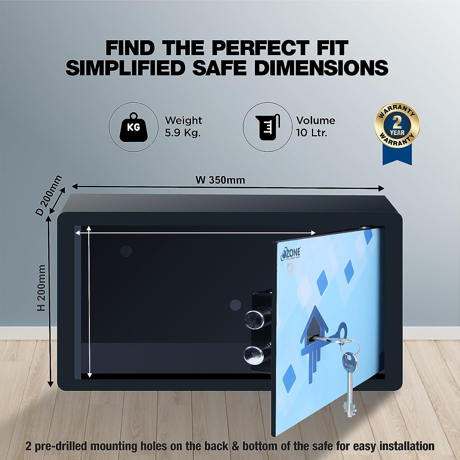 Ozone Convenio Manual 11 Mechanical Safe OZ-MA-11