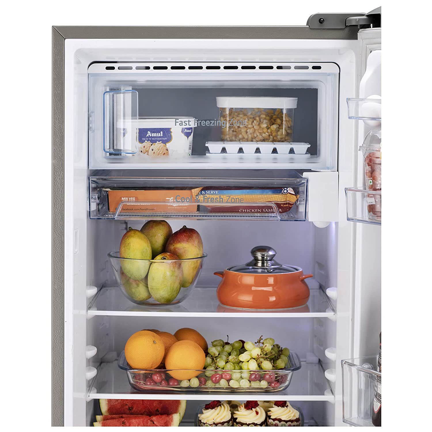 LG 204 L 4 Star Refrigerator GL-D211CPZY ‎Shiny Steel