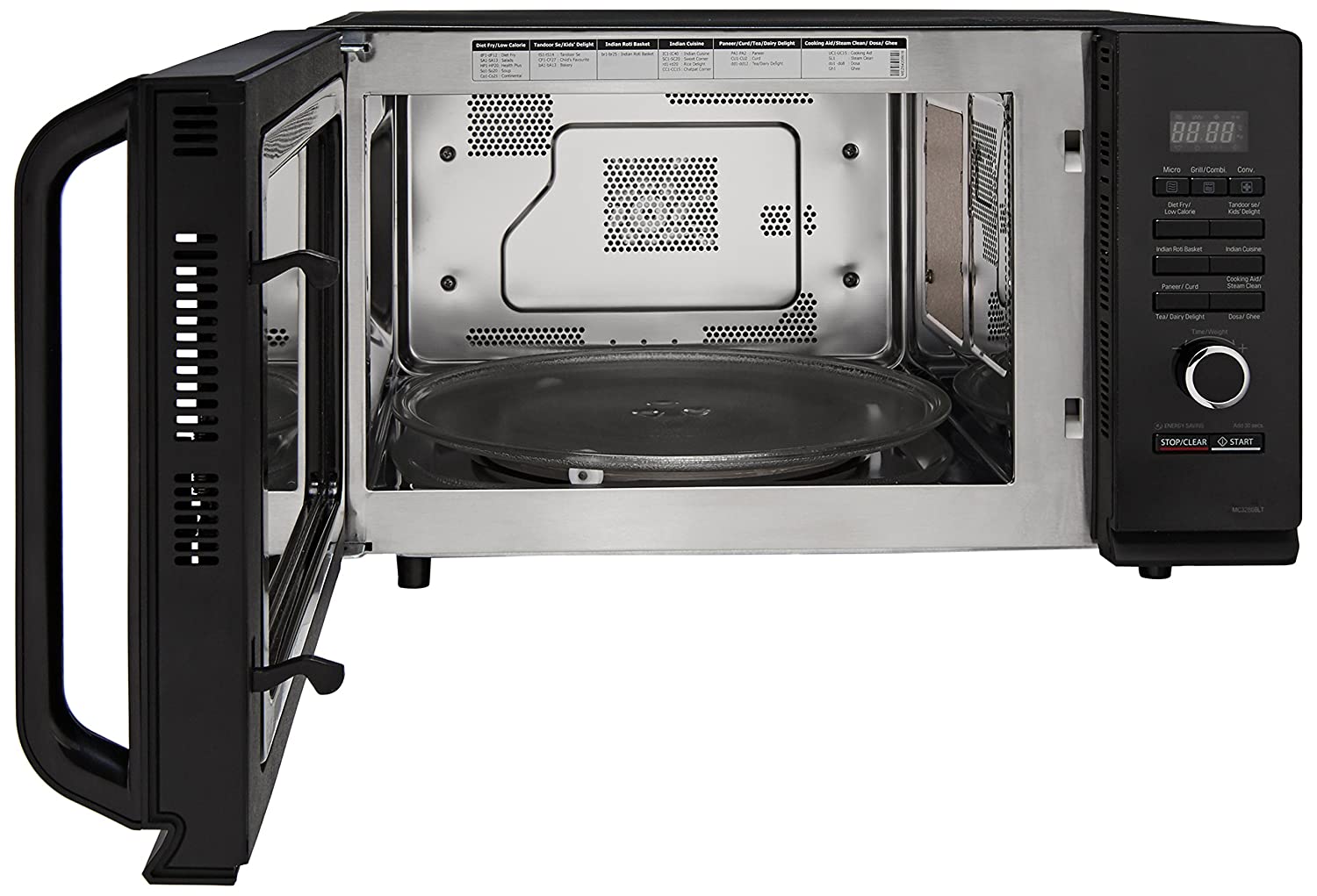 LG 32L Convection Microwave Oven MC3286BLT Black
