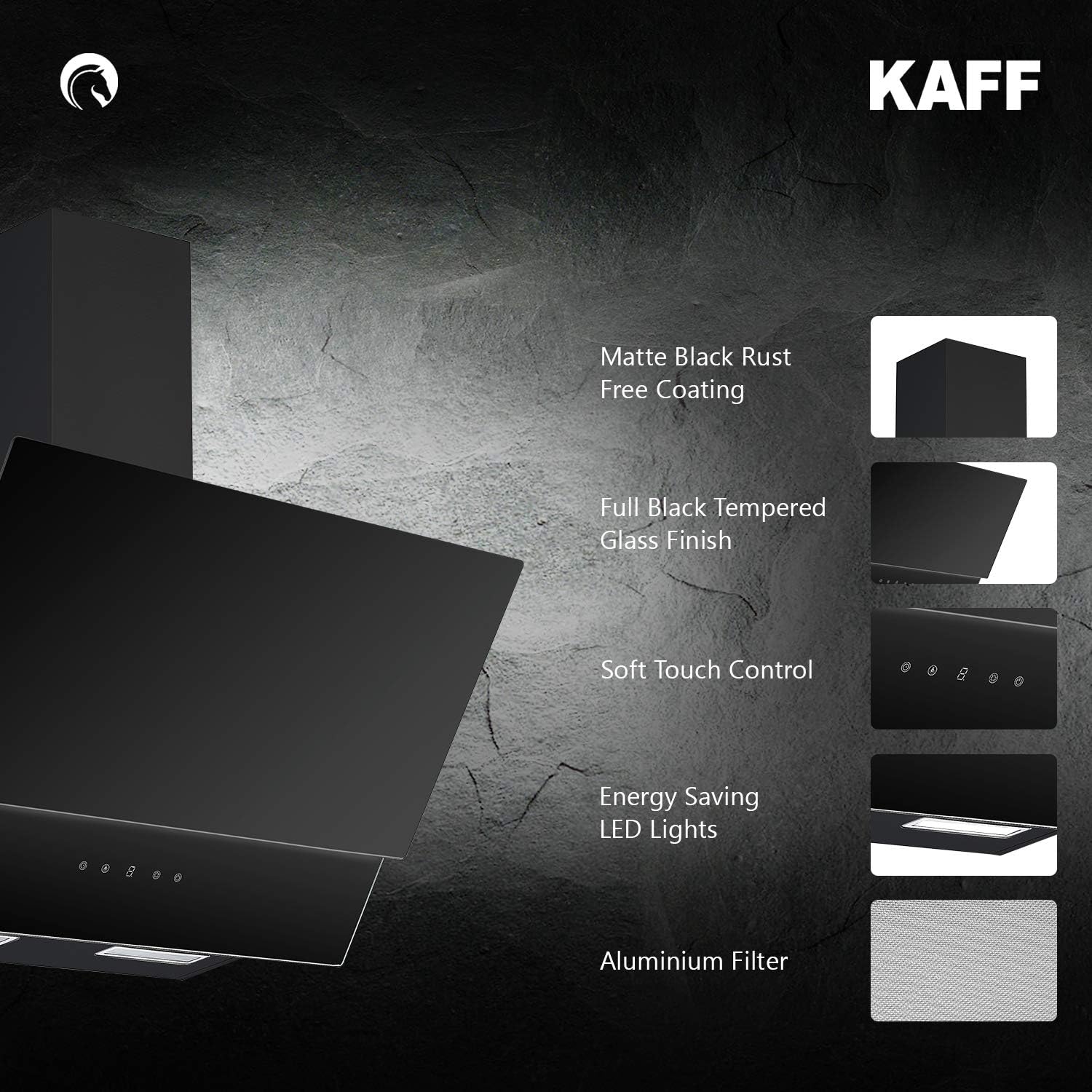 Kaff 60 cm 1000 m3/h Chimney (Nova TC 60)