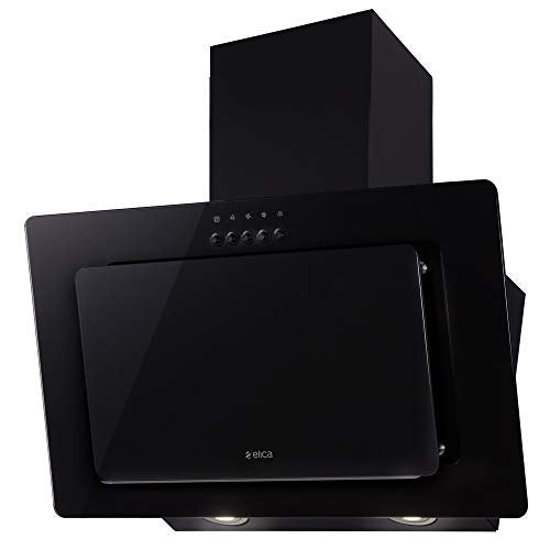 Elica Kitchen Chimney 60 cm 925 m3/h (Apex Black Glass Body, Black)