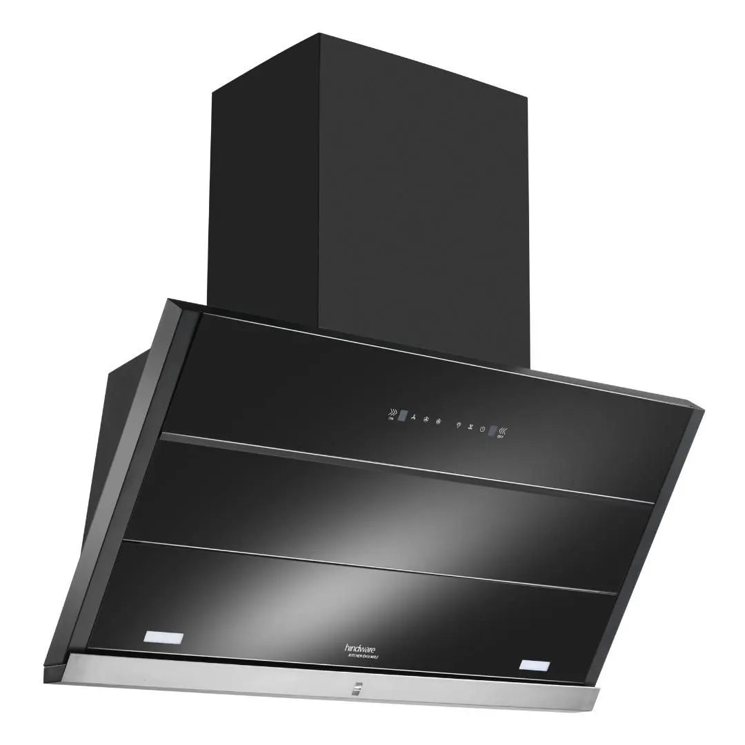 Hindware Wall Mount Chimney MAPLE 90 BLK Auto Clean
