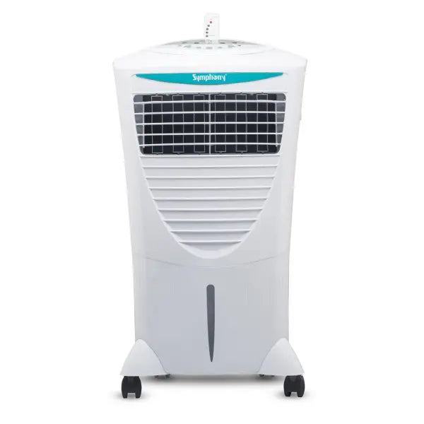 Symphony HiCool-i Modern Personal Room Air Cooler 31-litres, with Remote, Honeycomb Pad (White)