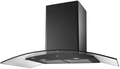 Kaff Opec BGX 90 Cm Black Cooker Hood