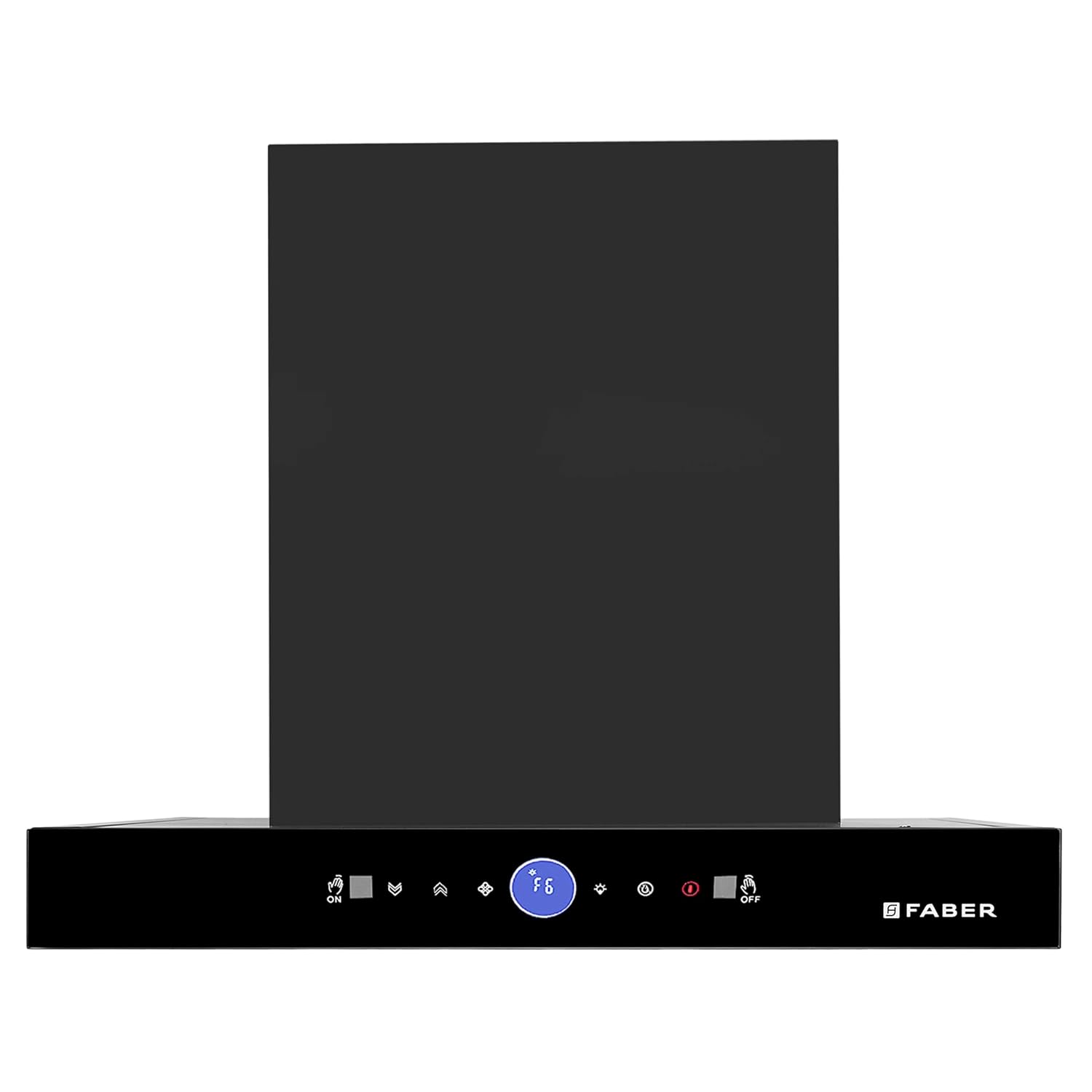 Faber 1500 m³/hr Autoclean Kitchen Chimney (HOOD DAZZLE BLDC FL HC BK 90, Filterless, Touch & Gesture, Remote, Black)
