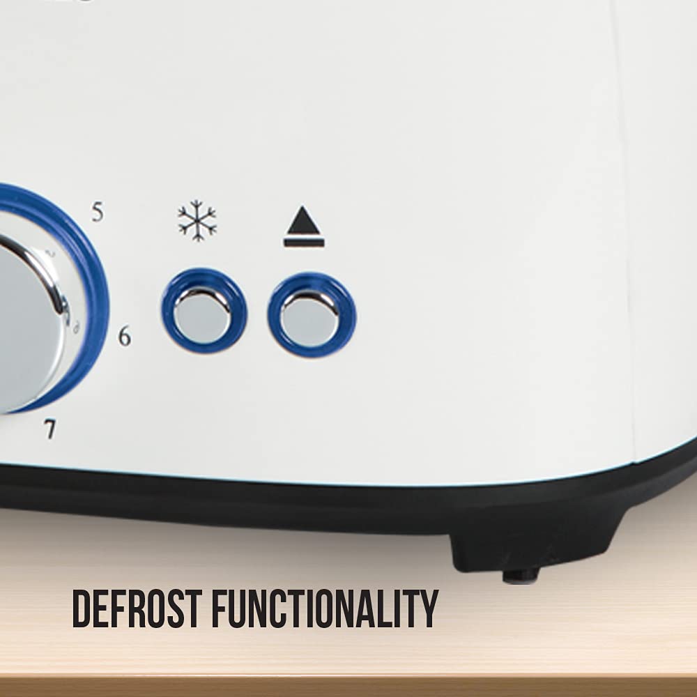Havells Crust 800-Watt Pop-up Toaster (White)