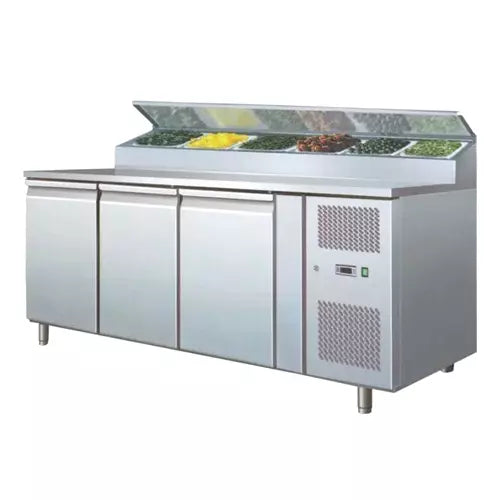 Celfrost SH 3100 / 800 3-Door Ventilated Refrigerated Prep Counter