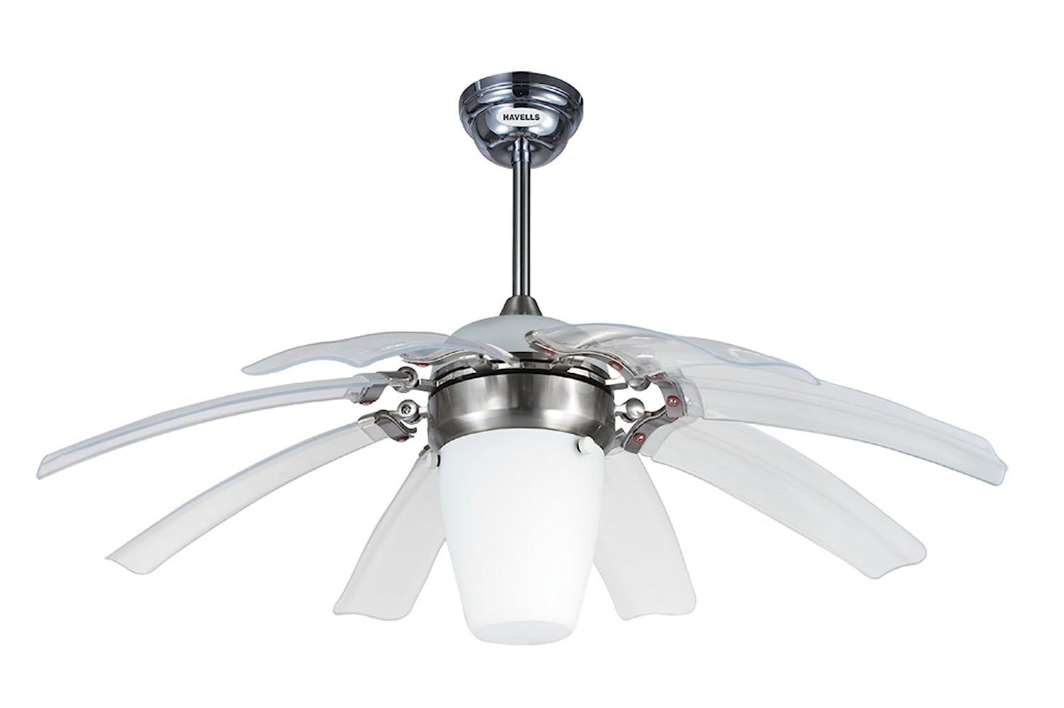 Havells Opus 1100mm Ceiling Fan Brushed Nickel (Transparent)
