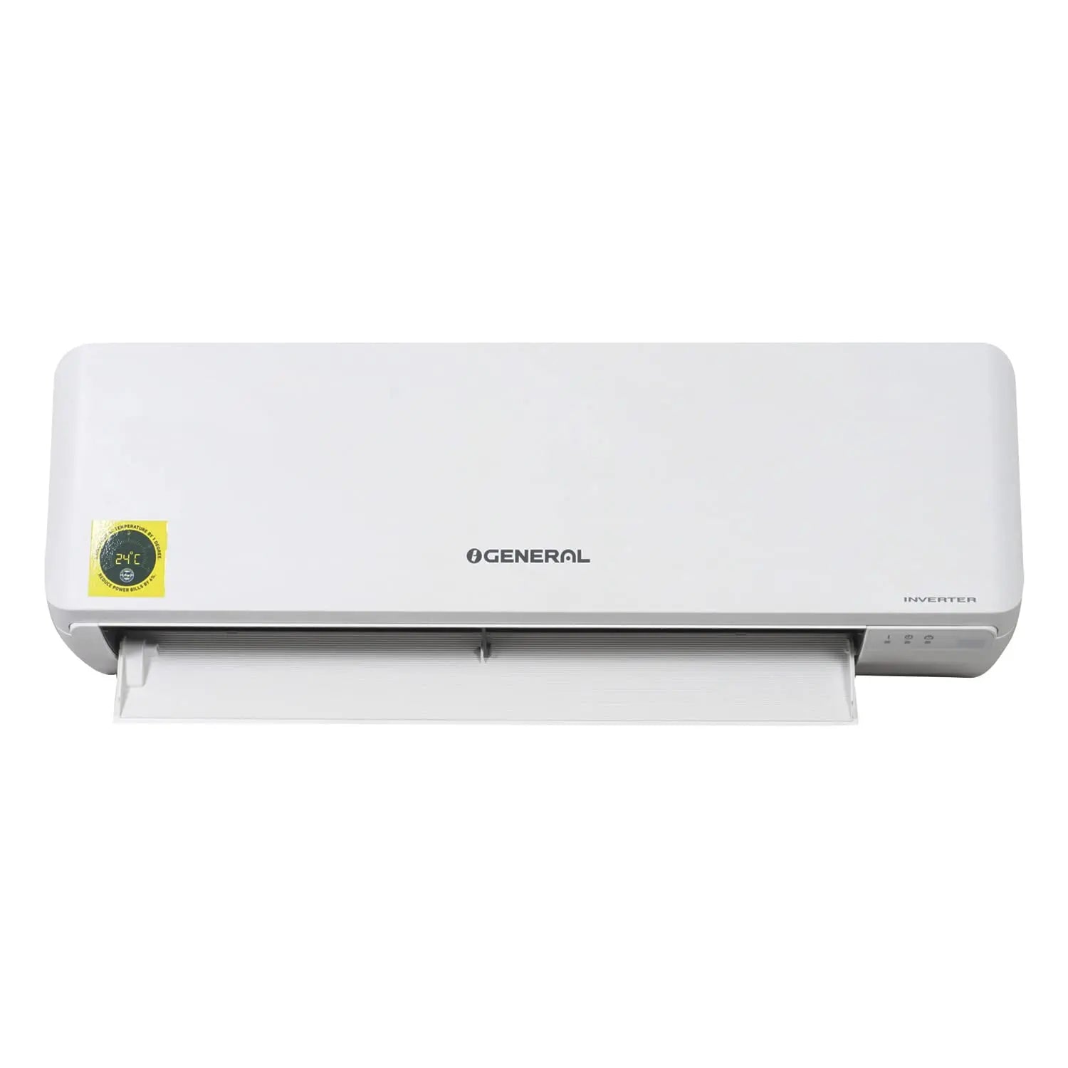 OGeneral CPTB 1 Ton 3 Star Inverter Split AC (Copper Condenser, ASGG12CPTB-B, White)