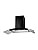 KAFF LIZ DHC 90 Auto Clean Curved Glass Kitchen Chimney - 90 CM with Baffle Filter