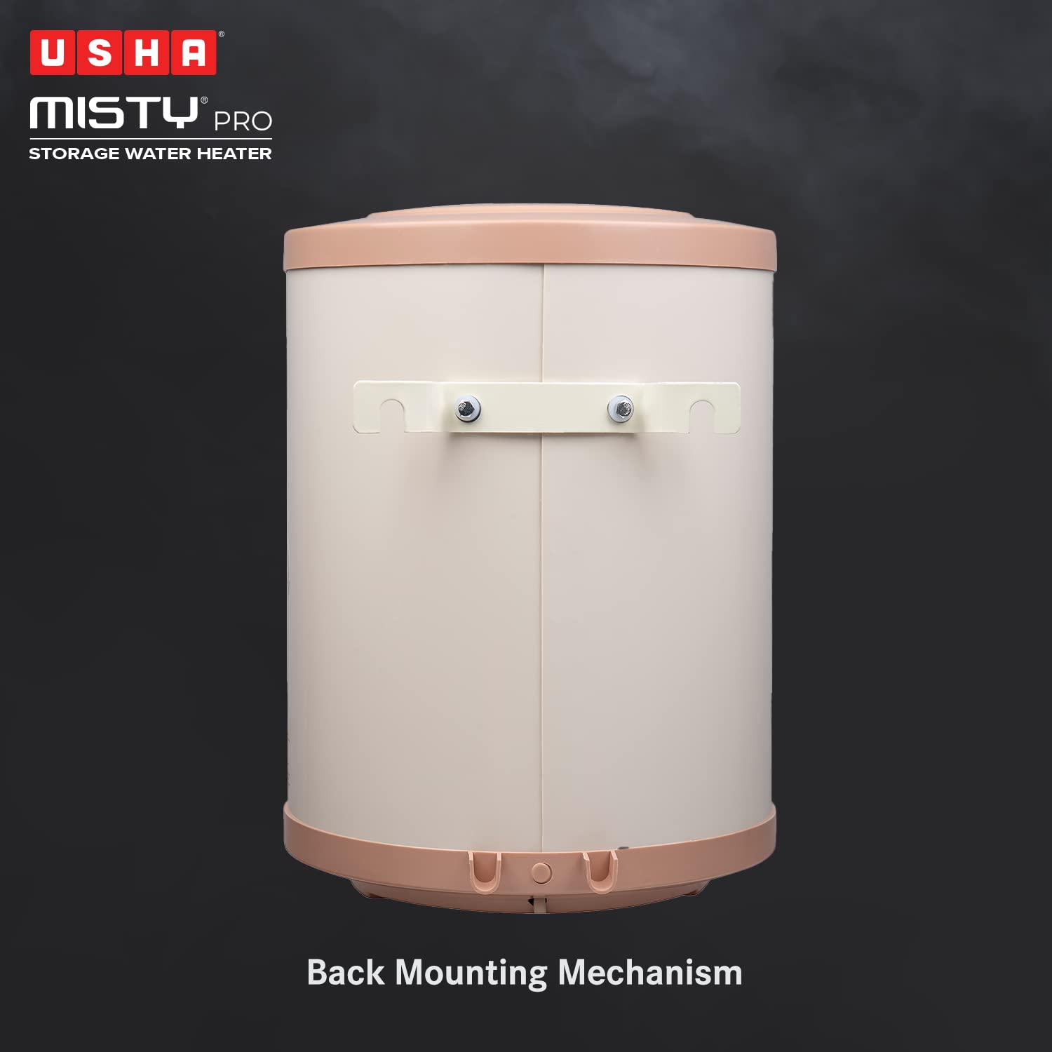 Usha Misty Pro 10 Litre 5 Star Water Heater Ivory Gold