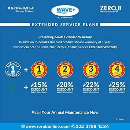 Zero B Wave+ Reverse Osmosis Purifier - 7L