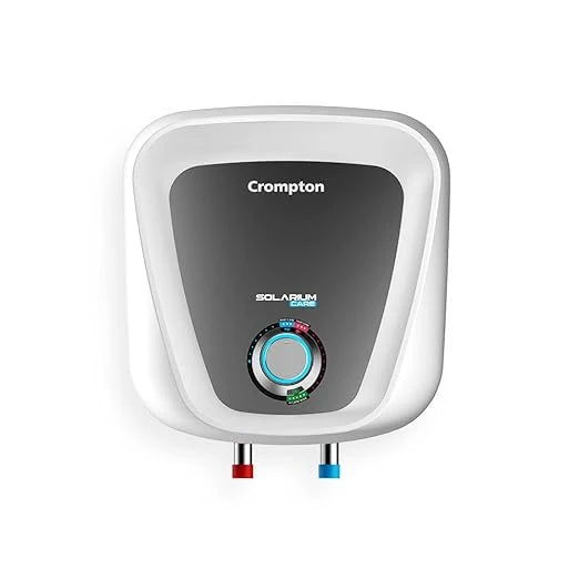 Crompton Solarium 25-L 5 Star Geyser with Rust Proof Plastic Body (White), Free Install & Pipe
