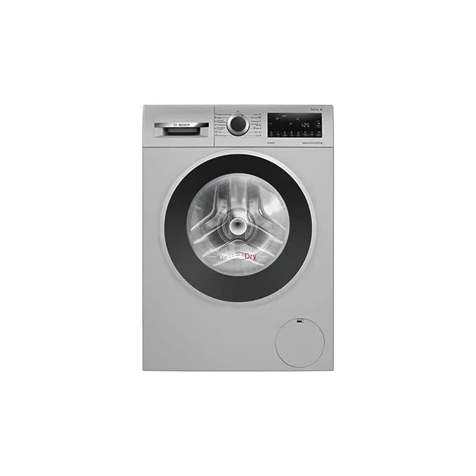 Bosch 10.5/6 KG Inverter Front Load Washer Dryer with LED TOUCH DISPLAY (WNA264U9IN,Silver)