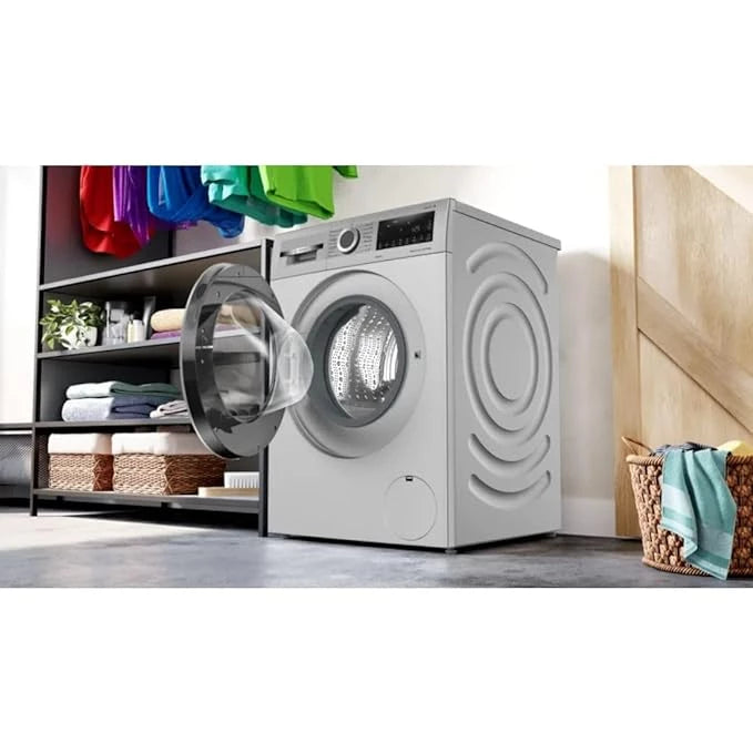 Bosch 10.5/6 KG Inverter Front Load Washer Dryer with LED TOUCH DISPLAY (WNA264U9IN,Silver)