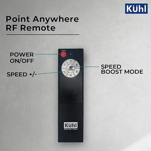 KUHL Brise E5 1320mm BLDC Ceiling Fan with Remote | 30W | 5 Star | High Air Flow | Low Noise | IoT & Alexa | Reverse Mode | Teak