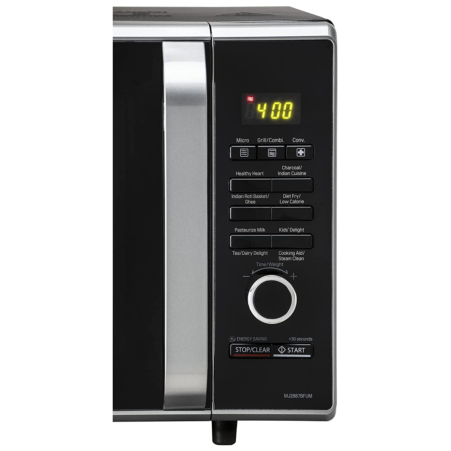 LG 28L Microwave Oven MJ2887BFUM, Black