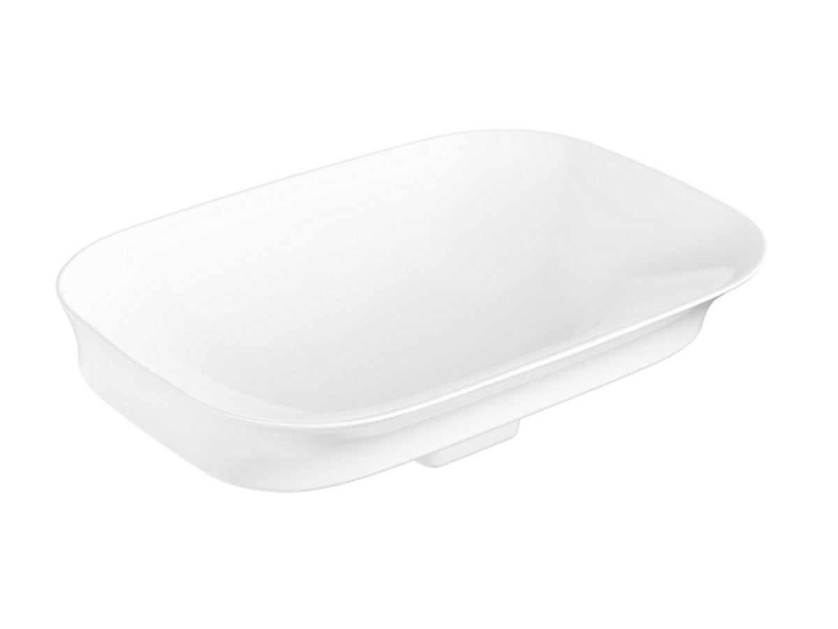 75374in kohler K-28784IN-0 550mm vessel basin without faucet hole in white ...