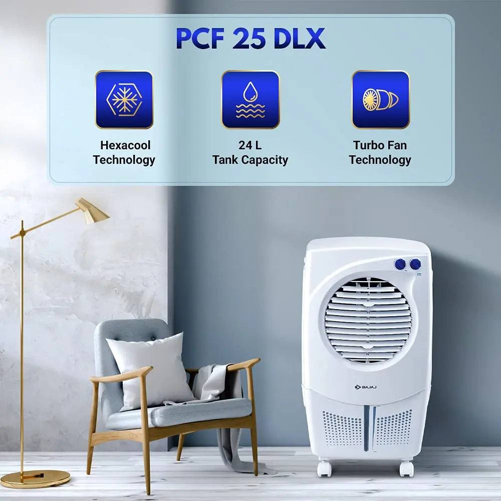 Bajaj Icon PCF 25 DLX Air Cooler 24L White