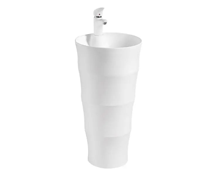 Cera A2010101 Senator Sacchi One Piece Wash Basin Integrated Full Pedestal - 420x420x830 mm