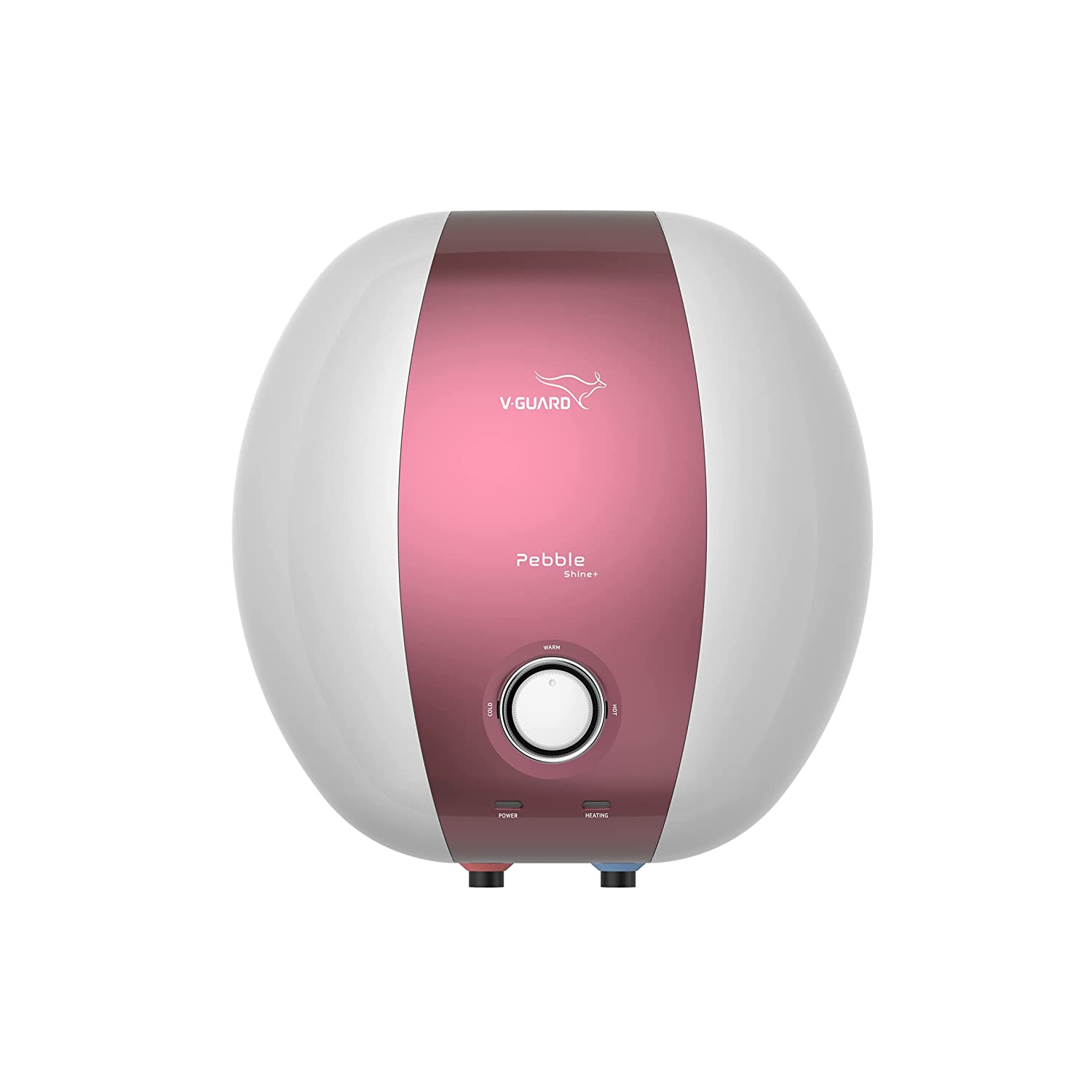 V-Guard Pebble Shine Plus 10 Litre Water Heater (Geyser) with Safe Shock Module and Rust-proof ABS Body | BEE 5 Star Rating for Superior Energy Efficiency