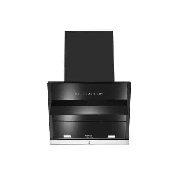 Hindware 60 cm Wall Mounted Chimney Auto Clean MAPLE 60 BLK Touch Control with motion sensor