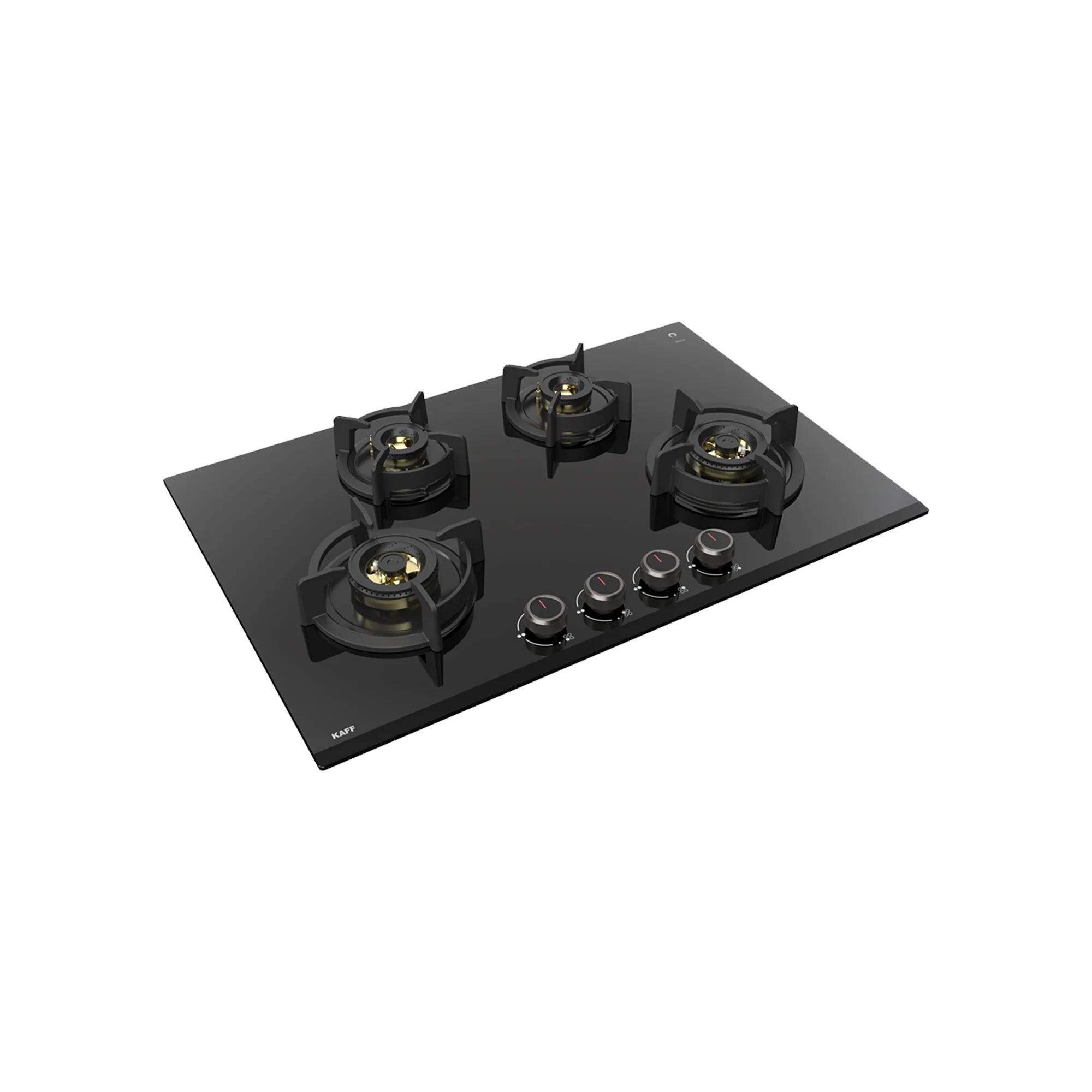 KAFF ASF 784 4-Burner Electric Hob - Tempered Glass Top, Black
