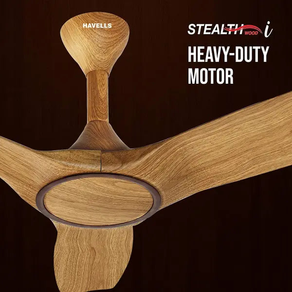 Havells Stealth Wood i 1200mm Ceiling Fan (Pinewood)