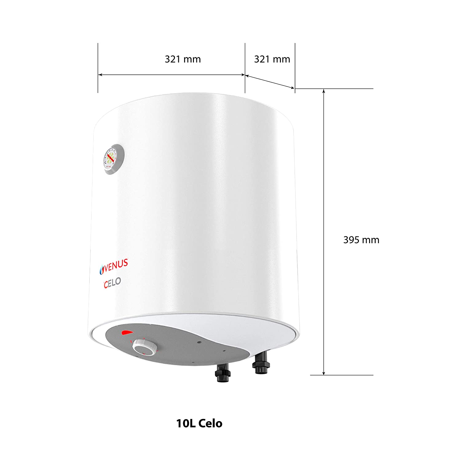 Venus Celo 10CV 10L Water Heater White BEE 5 Star