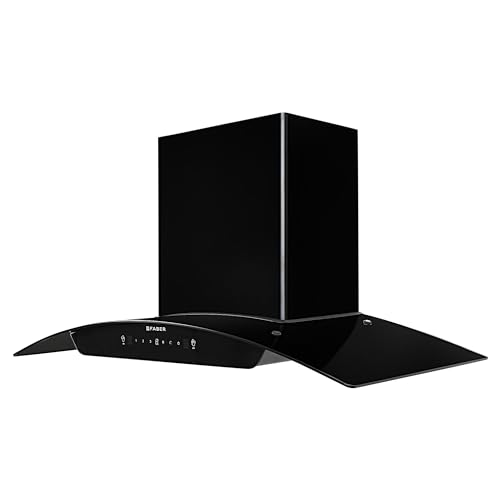 Faber Miami 90cm 1200 m3/hr Filterless Autoclean Chimney | Touch & Gesture Control | Curved Shaped | Wall Mounted|8Yr on Motor, 2Yr Comprehensive Warranty by Faber|Hood Miami IN HC SC FL BK 9