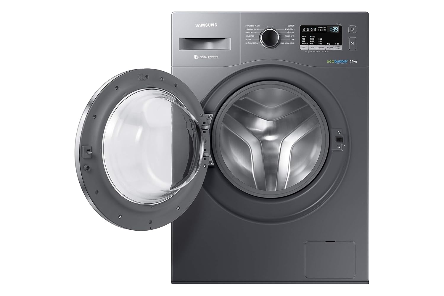 Samsung 10/7kg Front Load Washer Dryer with Q-Rator & Addwash, WD10N641R2X - AI Powered Laundry