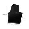 FABER AETHER BLDC HC SC FL BK IN 60cm 1600m3/hr Ducted Auto Clean Wall Mount Chimney