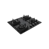 Kaff NYG 64B: Full Brass 4-Burner Built-in Hob - High Efficiency Design