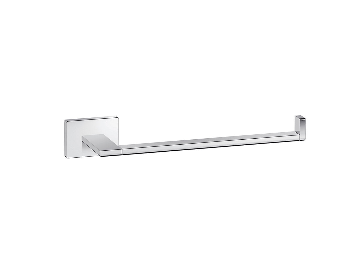 kohler K-25067IN-CP Square towel ring in polished chrome