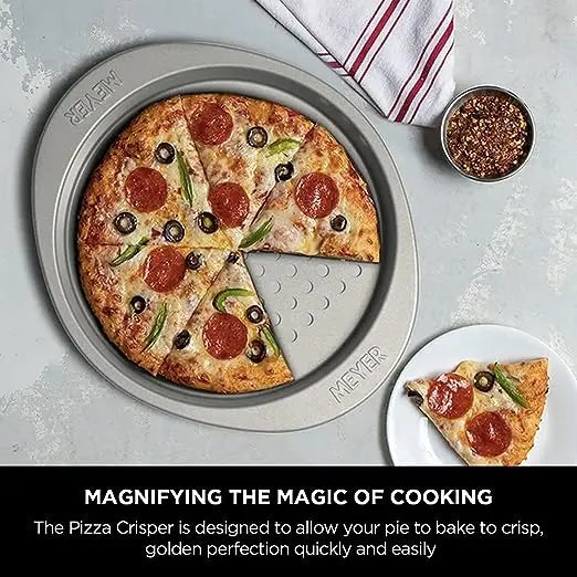 Meyer Bakemaster Nonstick Pizza Crisper 28cm Grey