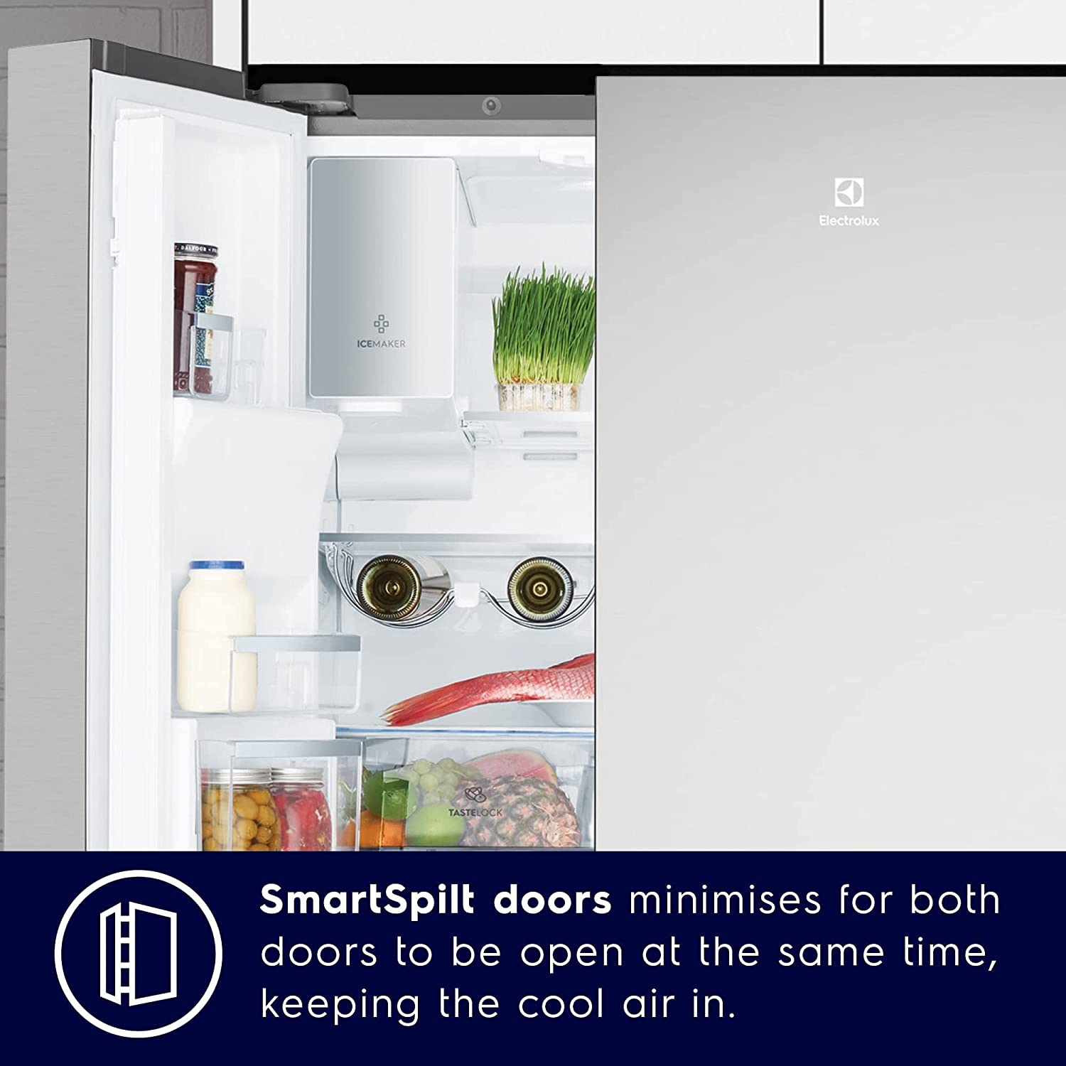 Electrolux 609L Ultimate taste 900 French Door Refrigerator EQE6879A-B