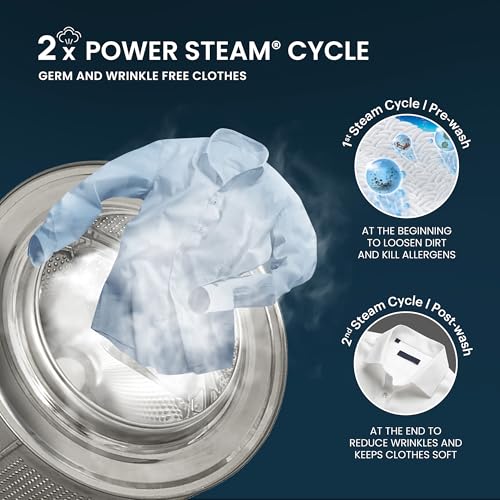 IFB 8 Kg 5 Star Powered by AI with 9 Swirl Wash, Wi-Fi, Fully Automatic Front Load Washing Machine (Senator MBN 8012, Steam Refresh Program with Eco Inverter, Mocha)
