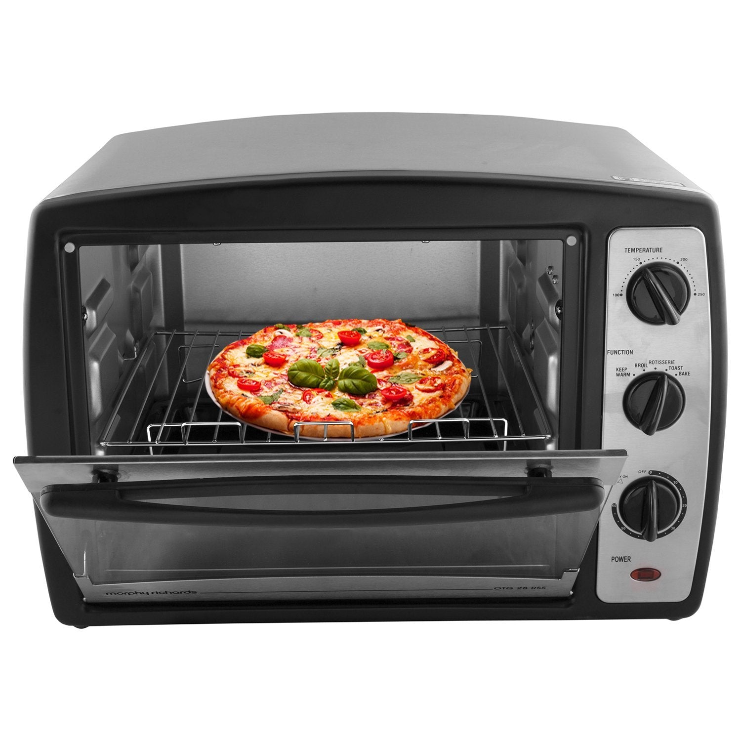 Morphy Richards 28 Rss 28 Liters Oven Toaster Grill , Black, 1600 Watts