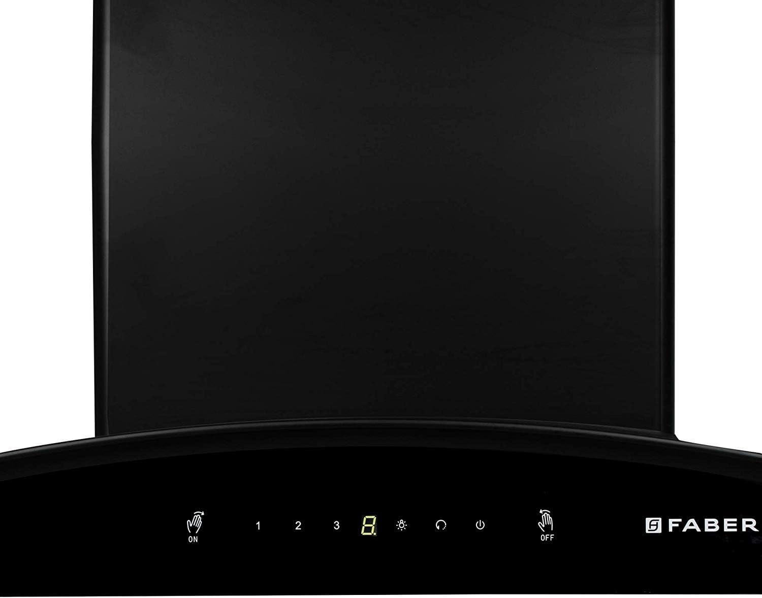 Faber 60 cm 1200 m3/hr Heat Auto Clean Chimney (Hood Crest Plus HC SC 60, Filterless, Touch Gesture Control, BK)