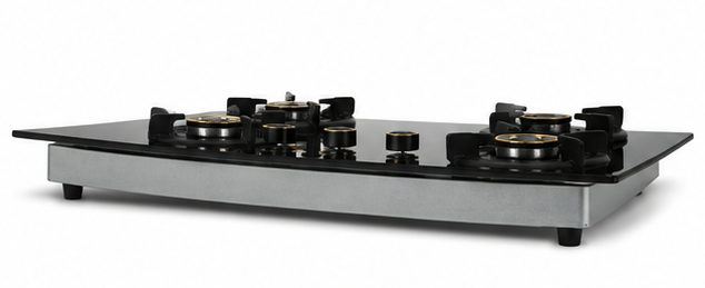 Hafele VESTA 490 90cm 4 Burner Built-in Gas Hob | Full Brass Burners