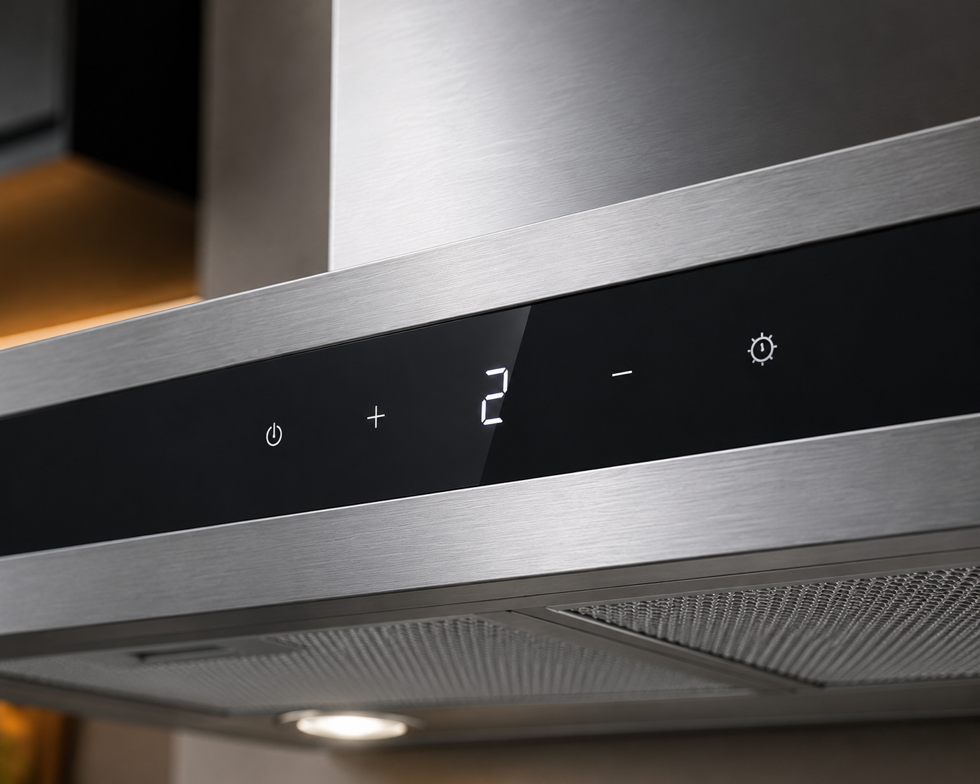 Hafele ABENS 60 60cm T-Shape Wall Mounted Kitchen Chimney | Black Glass