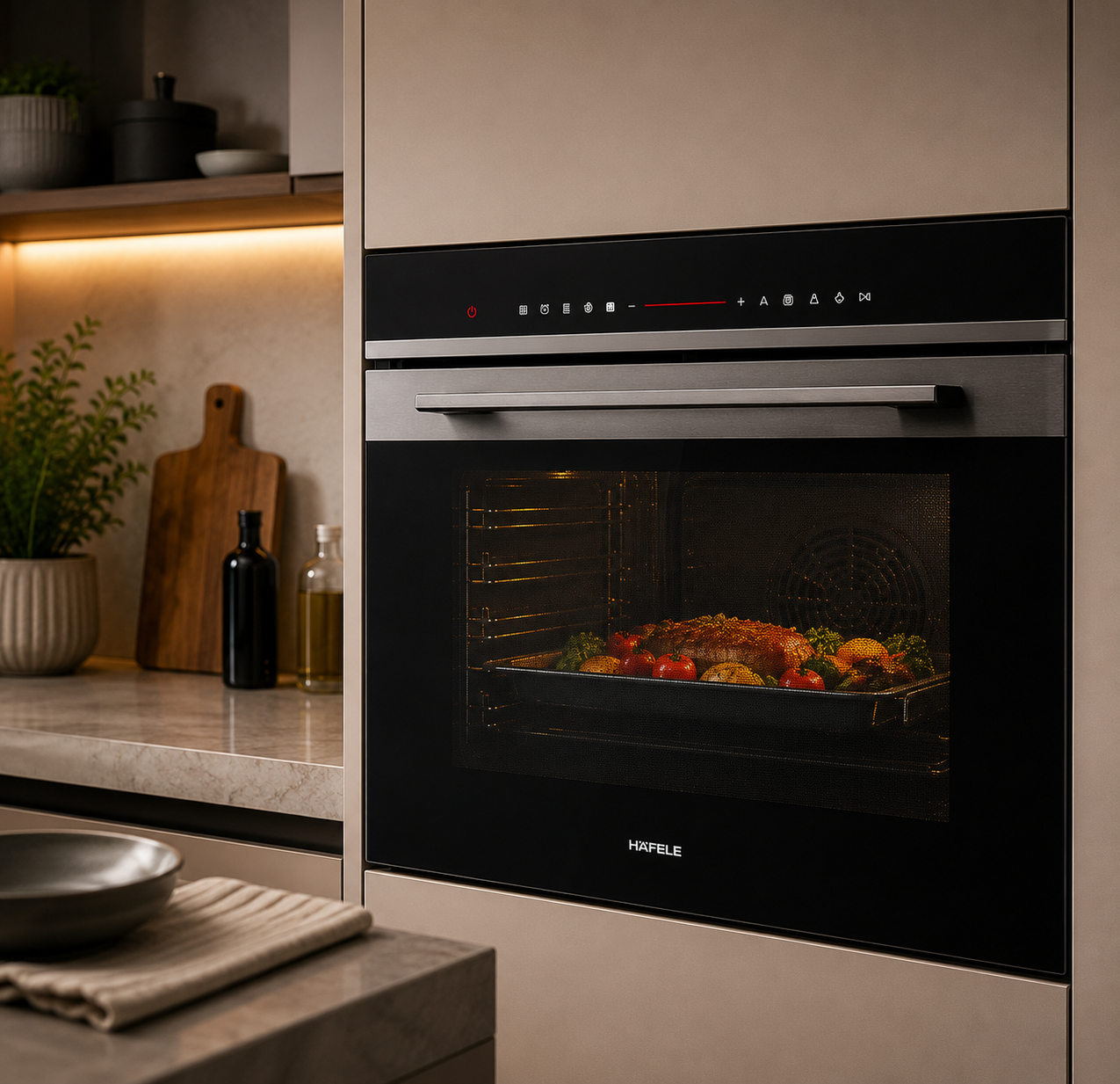 Hafele Diamond 77 BIO 77L Built-in Multi-Function Oven | Stainless Steel