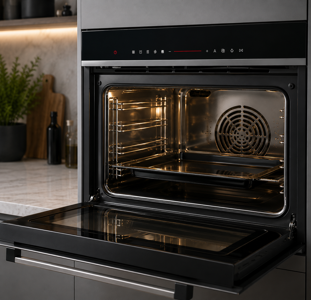 Hafele Diamond 77 BIO 77L Built-in Multi-Function Oven | Stainless Steel