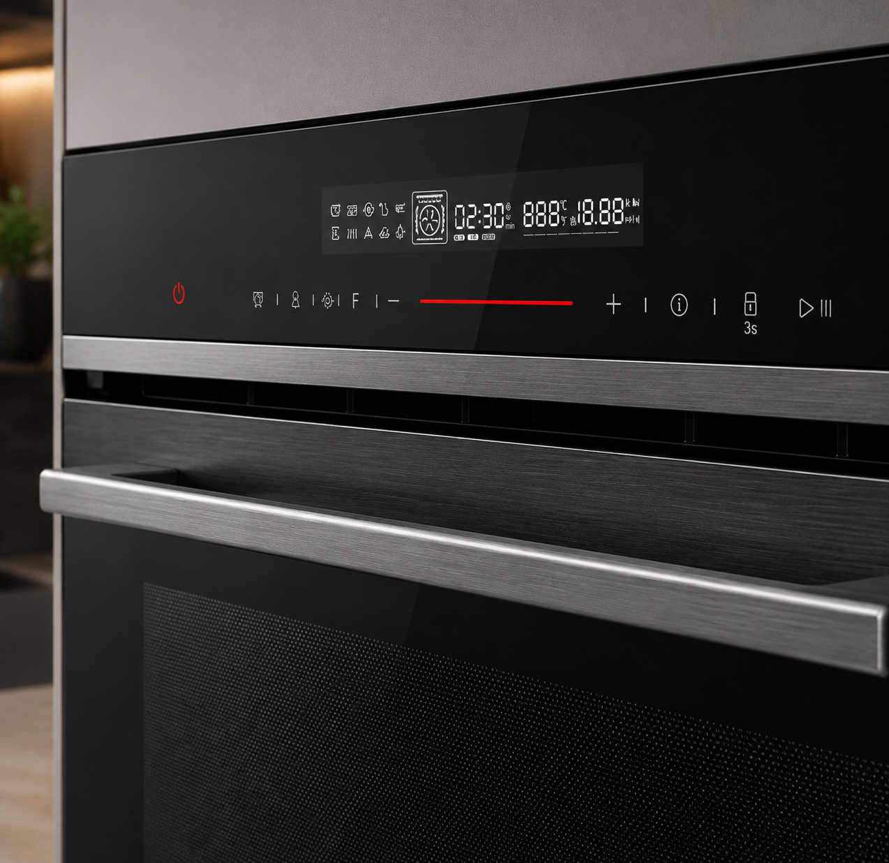 Hafele Diamond 50 MWO 50L Built-in Combi Microwave Oven | Grill & Convection