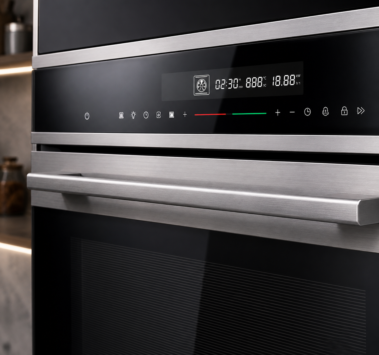 Hafele Diamond ORB 77L Built-in Multi-Function Oven | Rotisserie & Food Probe