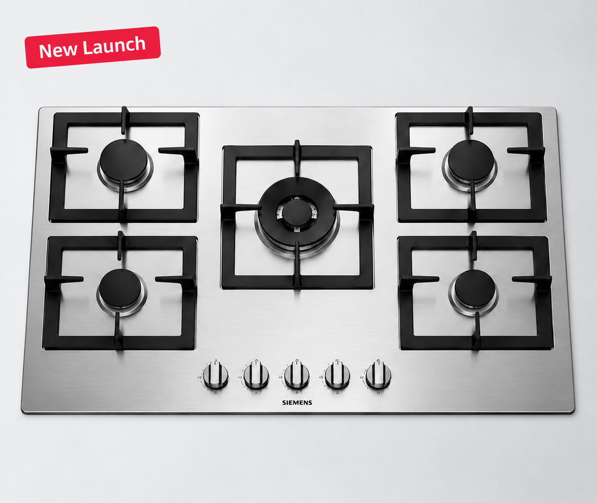 Siemens iQ500 EC9A5RI90I 90cm 5 Burner Built-in Gas Hob | Stainless Steel | New Launch